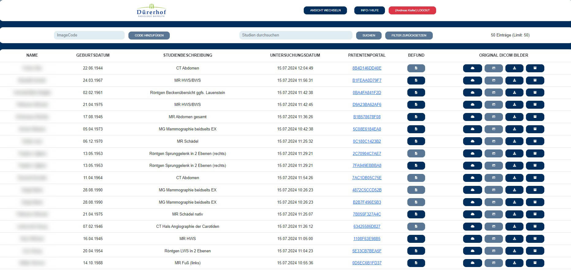 Einblick Überweiserportal Einblick Überweiserportal